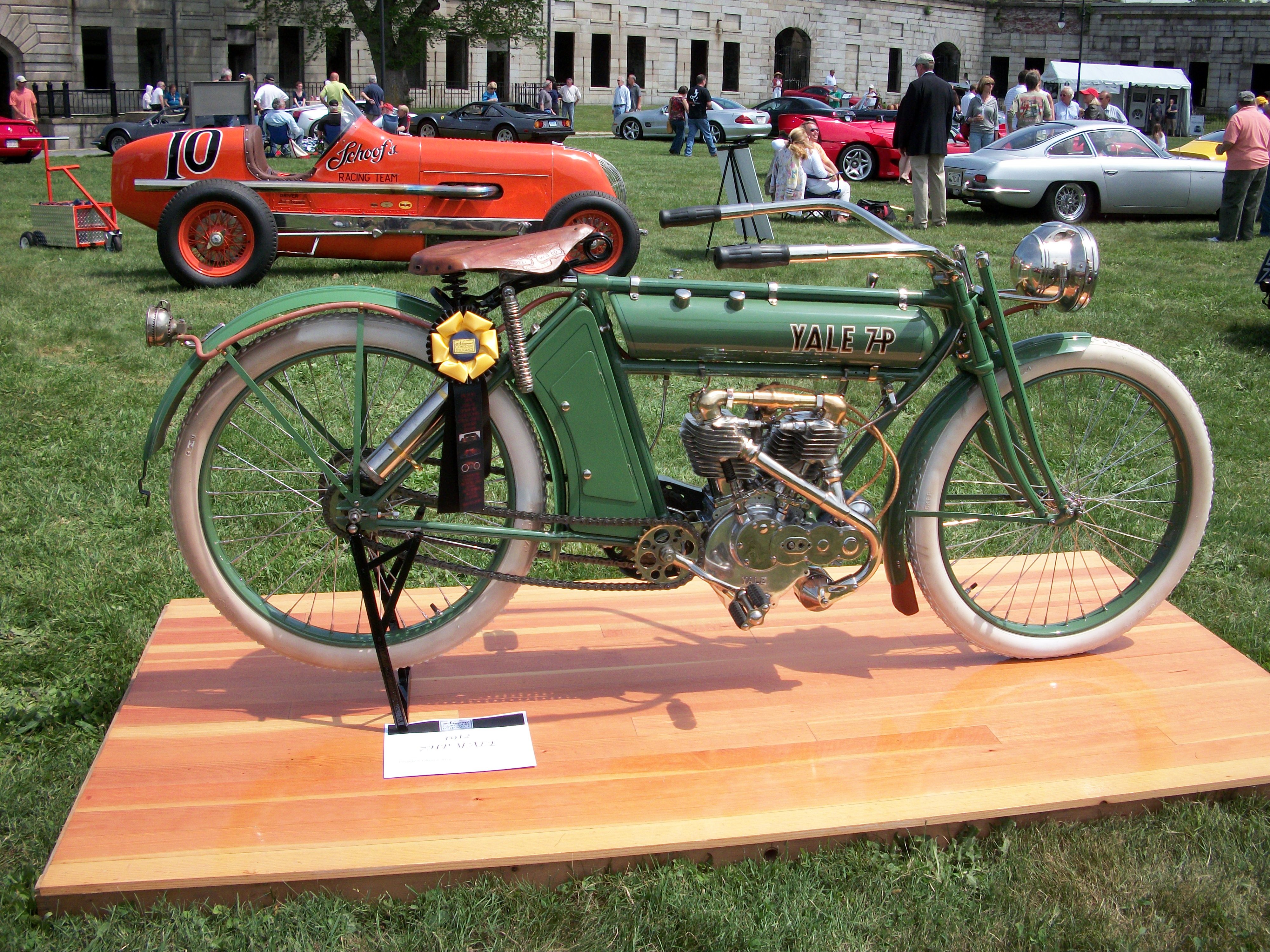 1912 Yale Model 27 7-
  horsepower twin